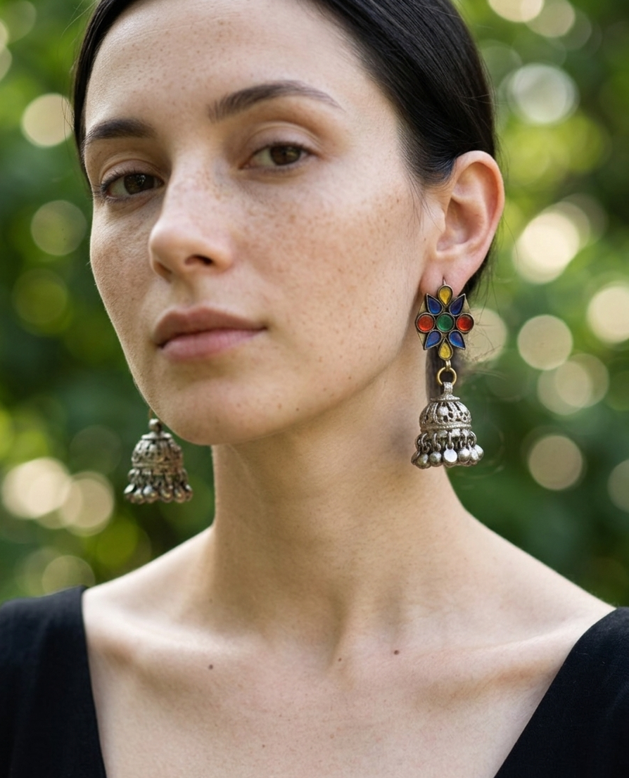 Hoola Afghan Earrings