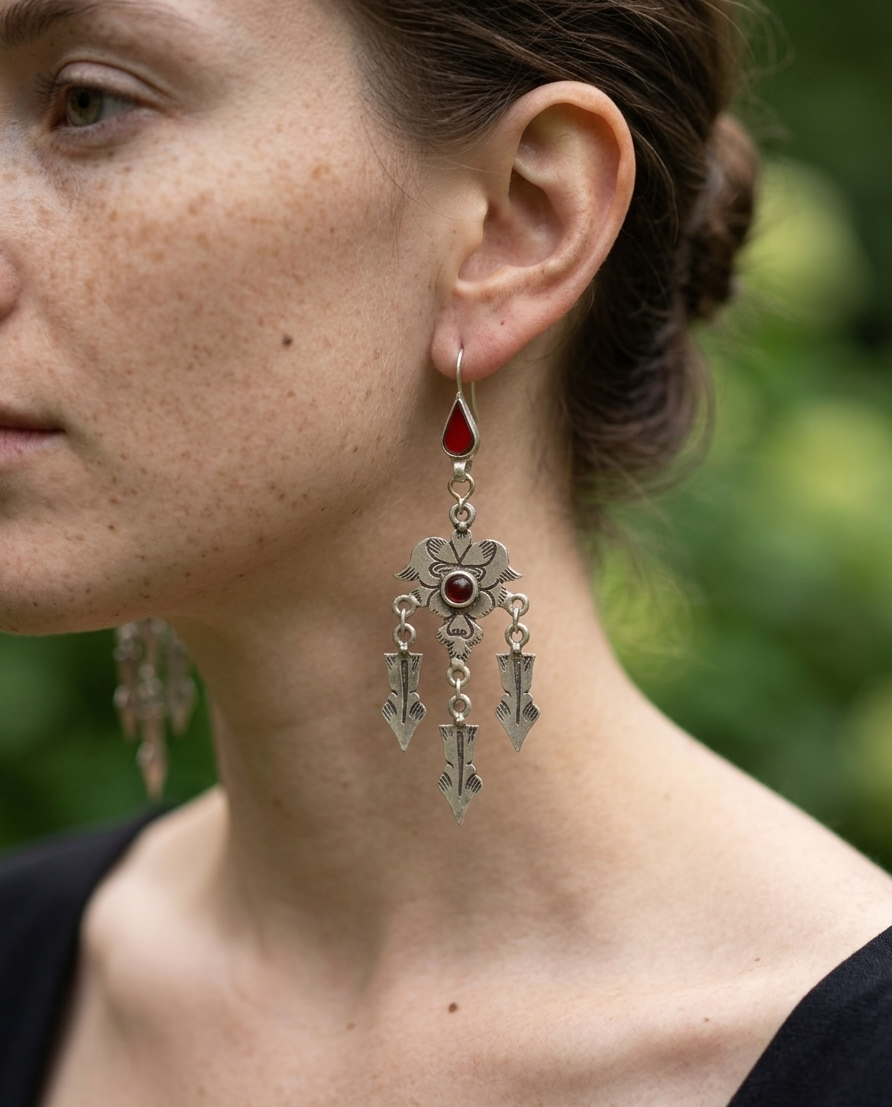 Mita Zamak Earrings