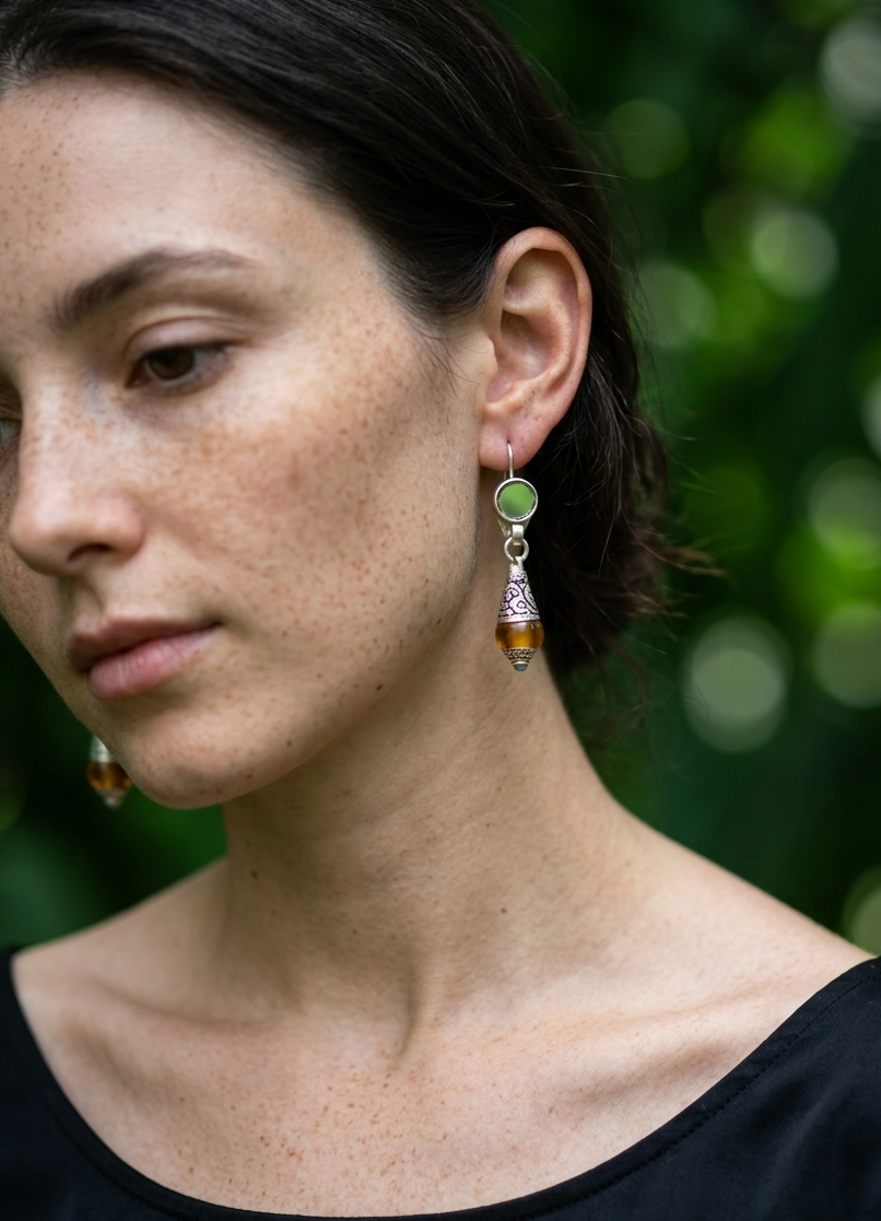 Sneha Zamak Earrings