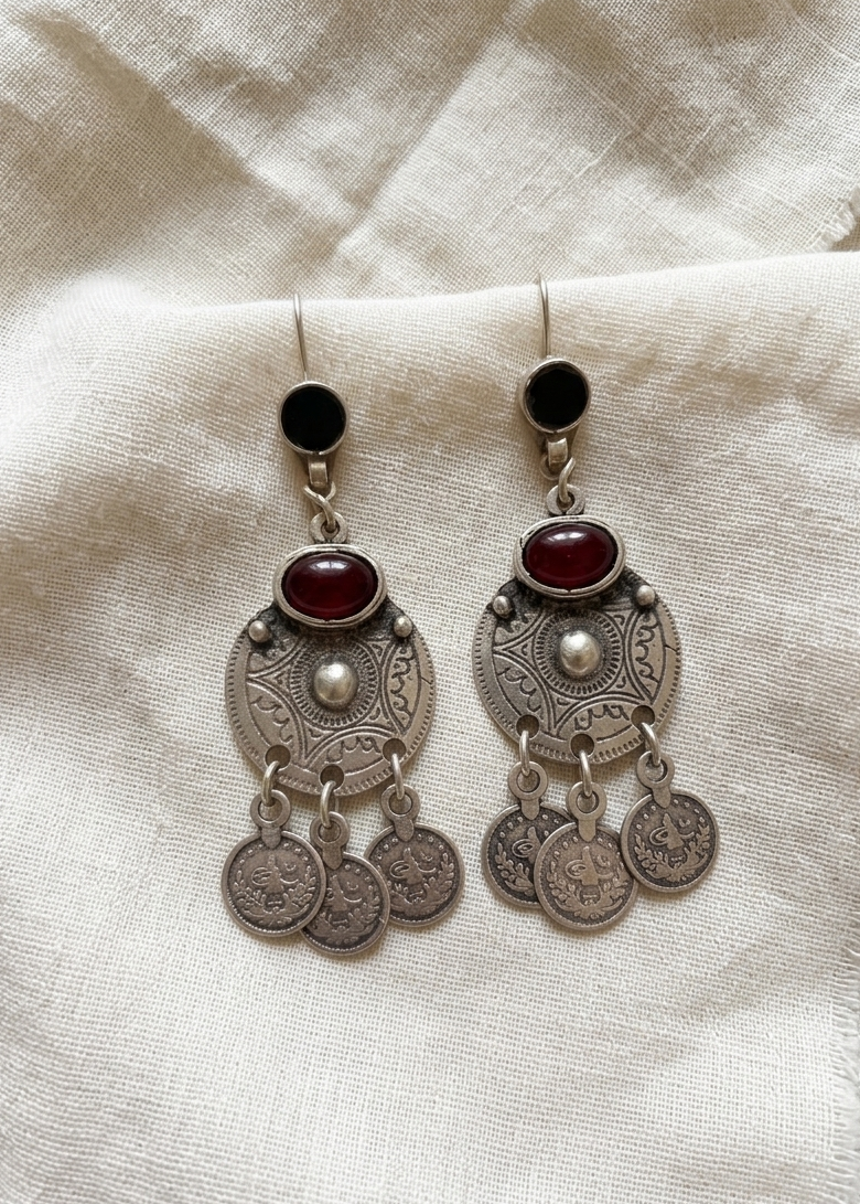 Simha Zamak Earrings
