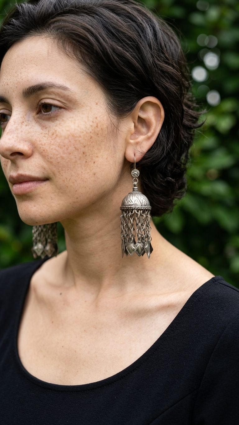 Panna Afghan Earrings