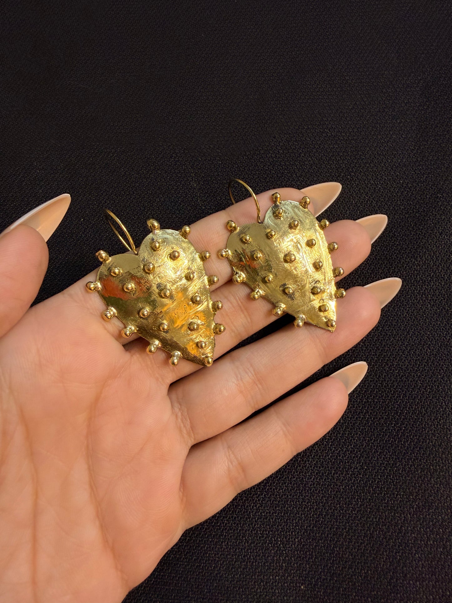 Richa Brass Earrings