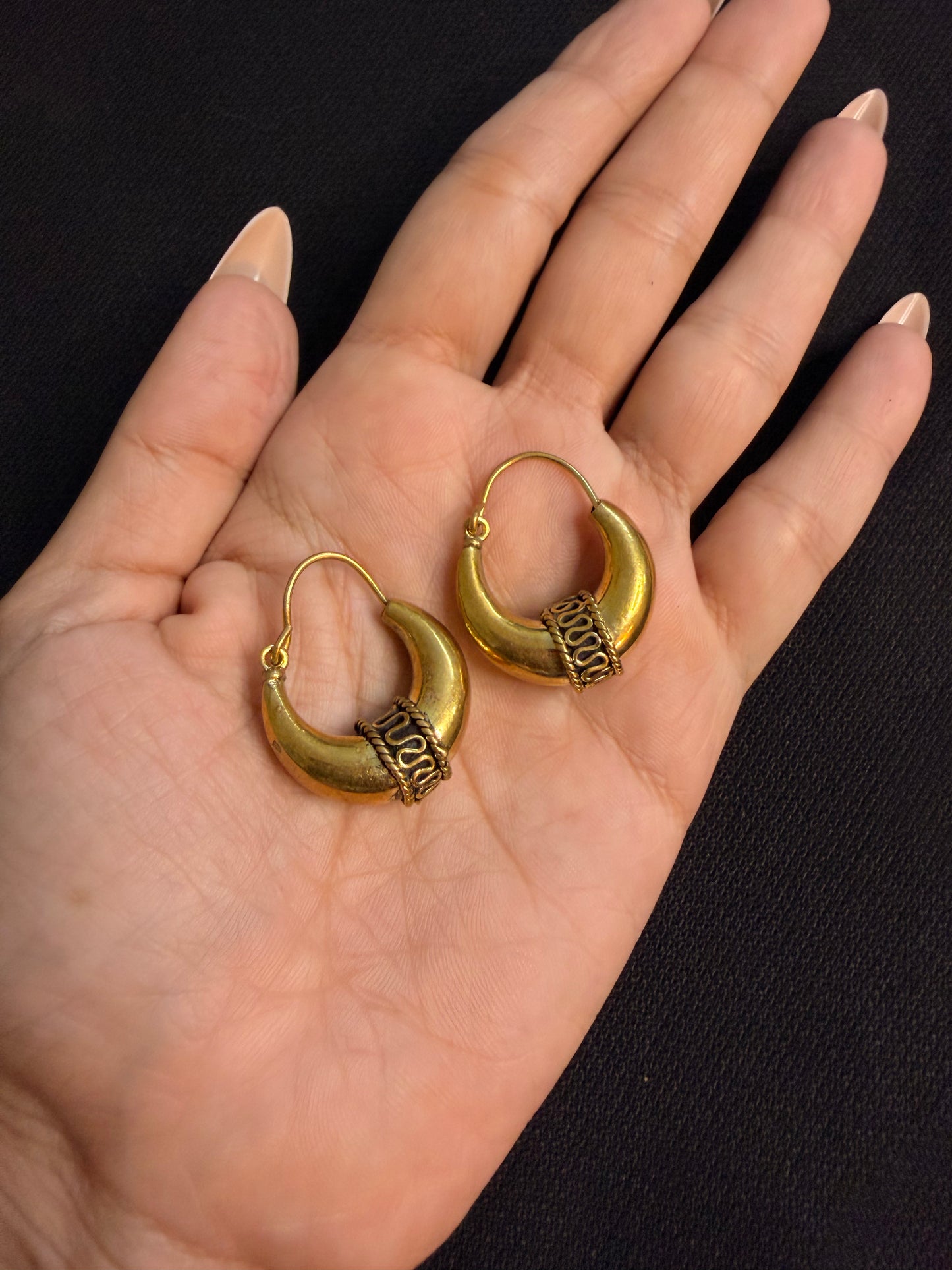Loui Brass Earrings