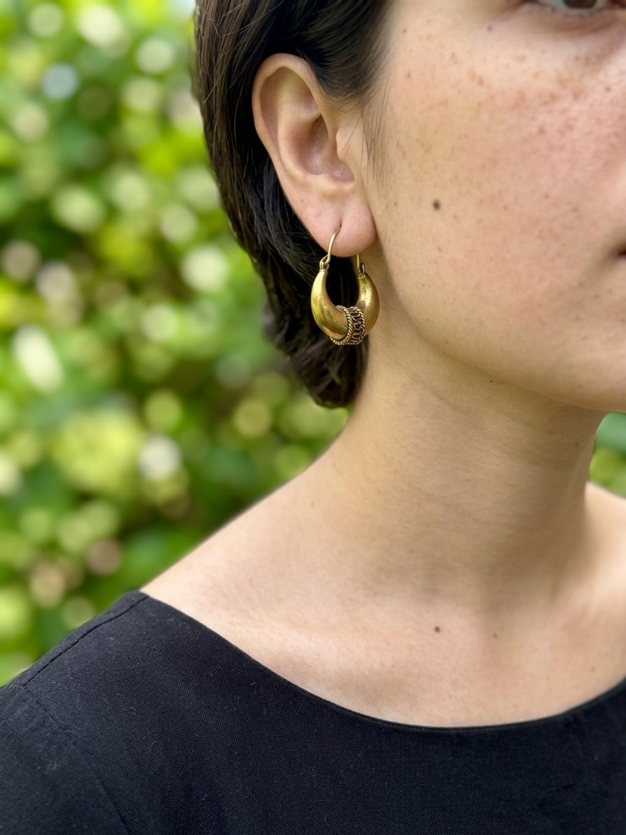 Loui Brass Earrings
