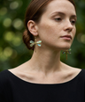Cicilia Brass Earrings
