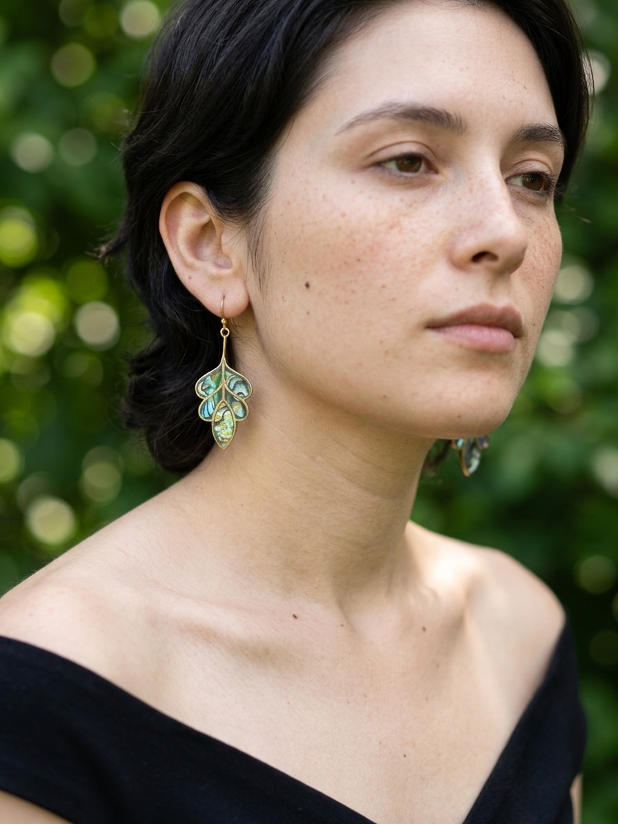 Lucky Brass Earrings