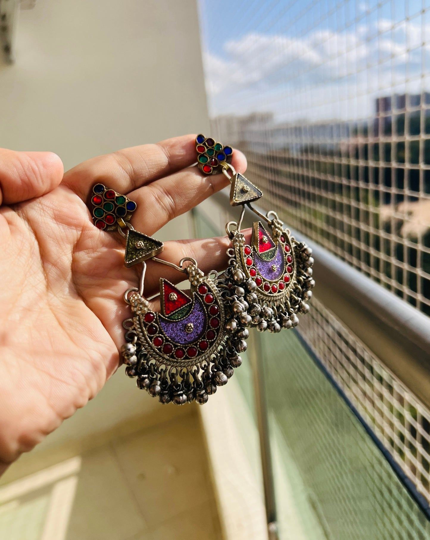 Jumma Afghan Earrings