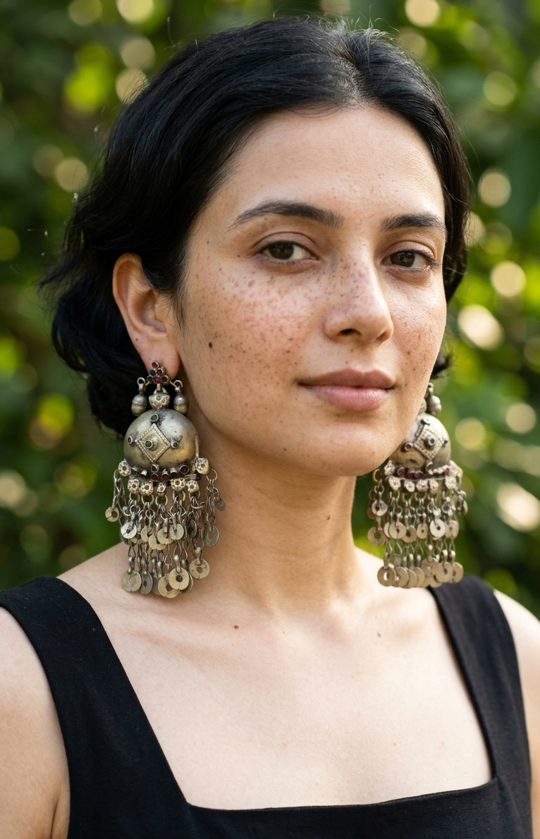 Nath Afghan Earrings