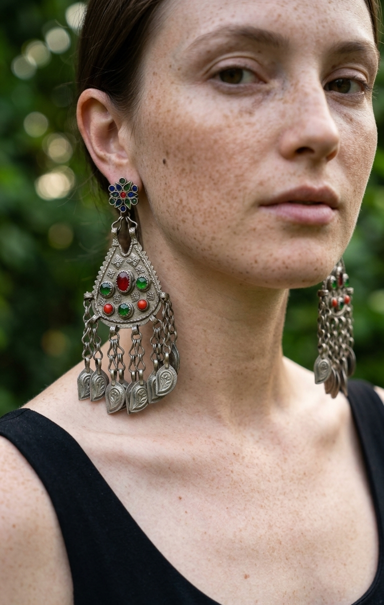 Sonia Afghan Earrings
