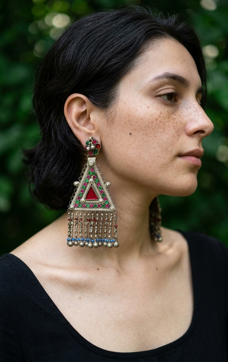 Teer Afghan Earrings