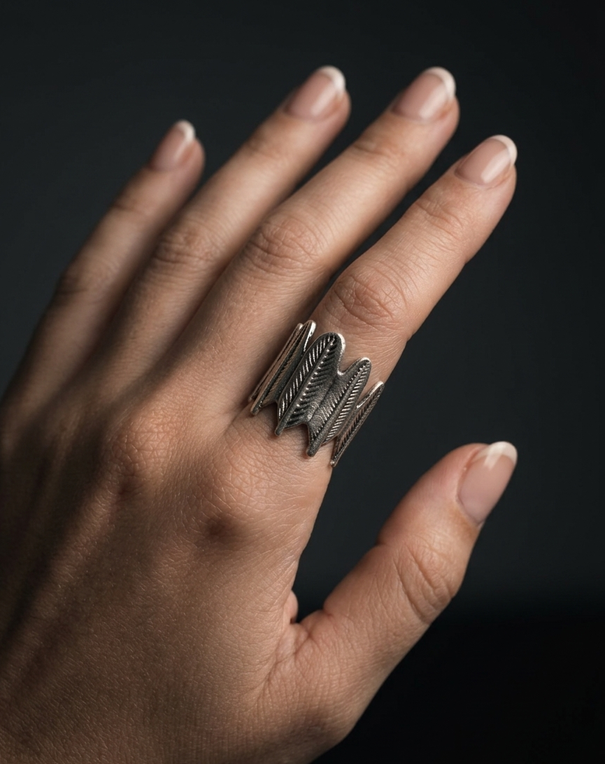 Patta Zamak Ring