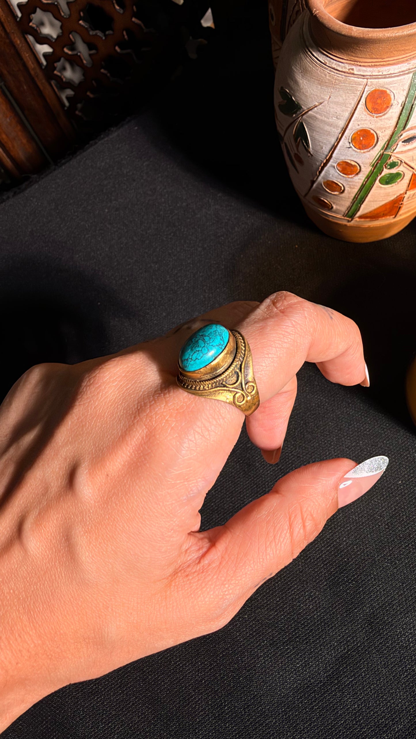 Niti Brass Ring