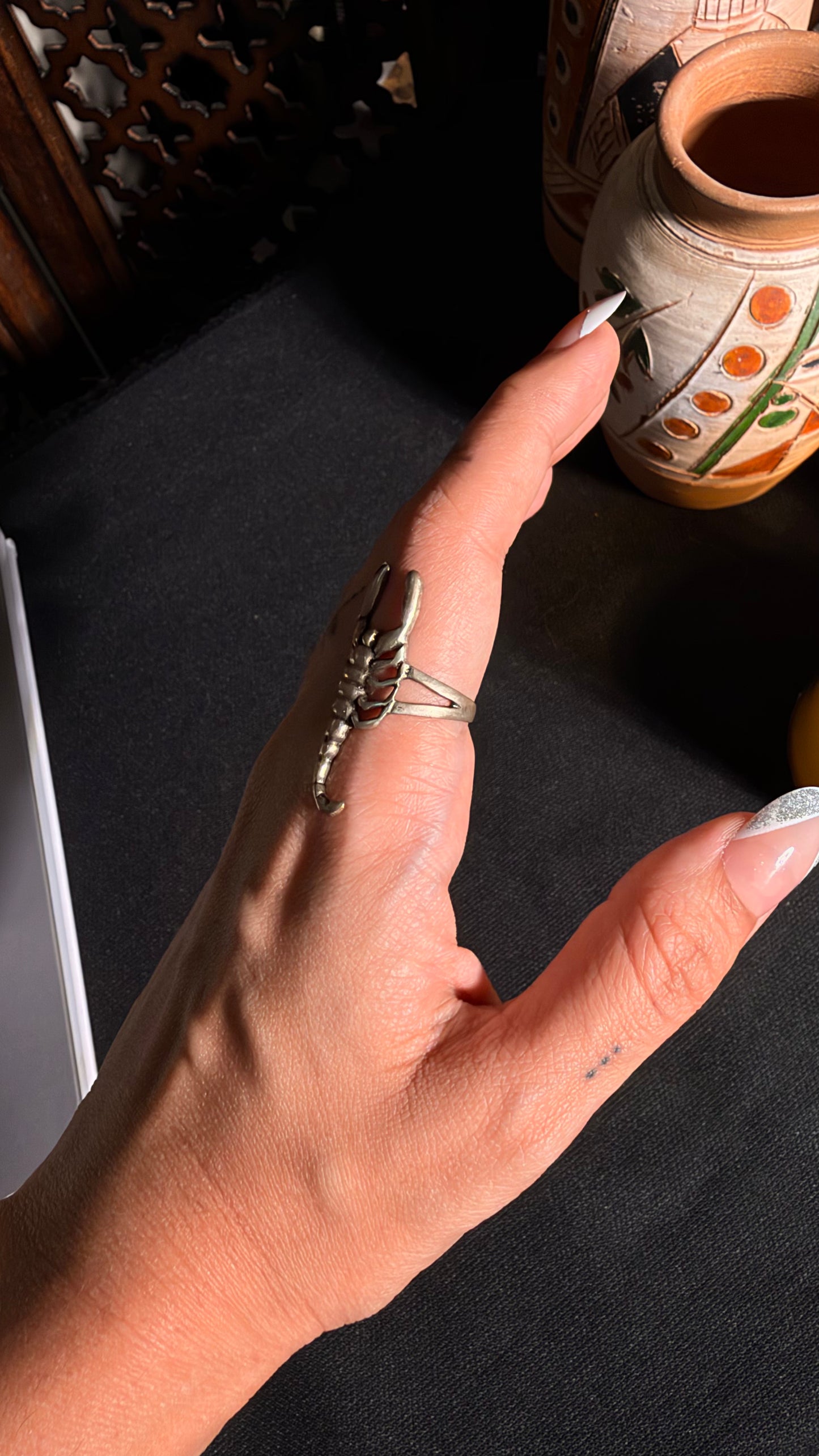 Scorpion Brass Ring