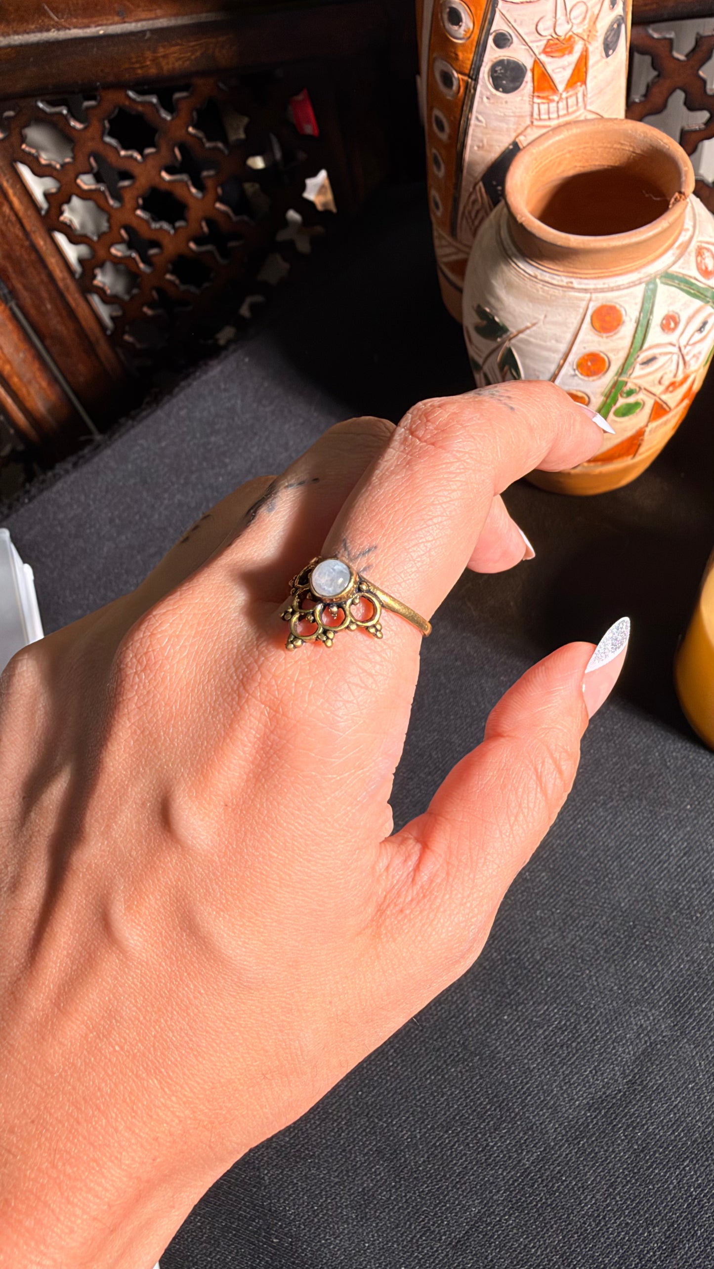 Shaurya Brass Ring