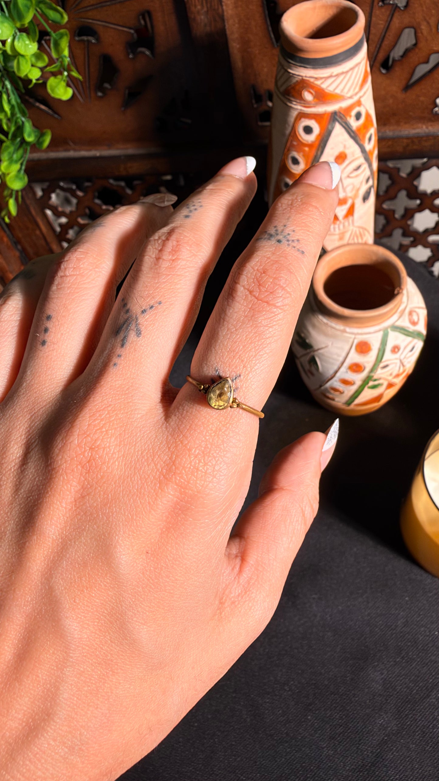 Bharya Brass Ring
