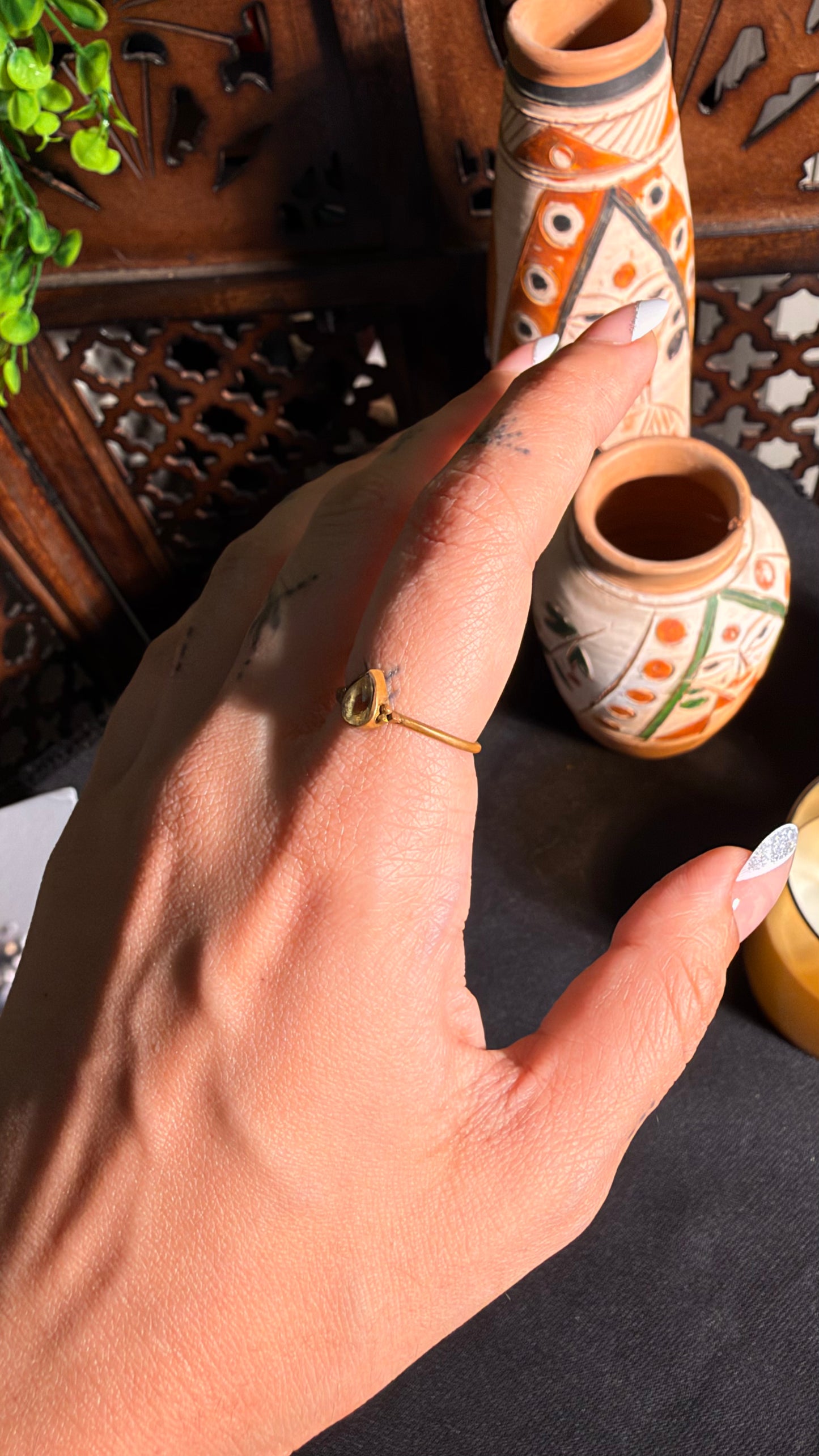 Bharya Brass Ring