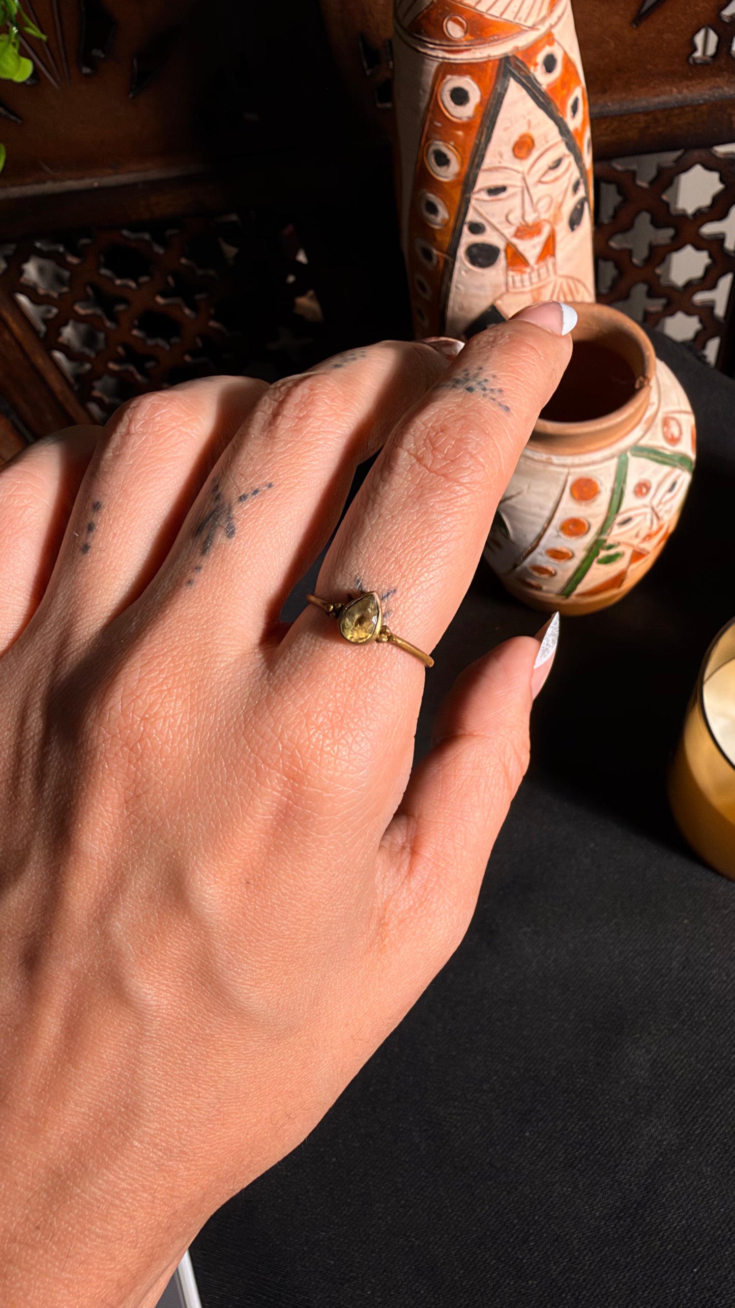 Bharya Brass Ring