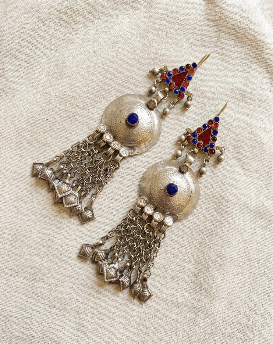 Gul Afghan Vintage Earrings