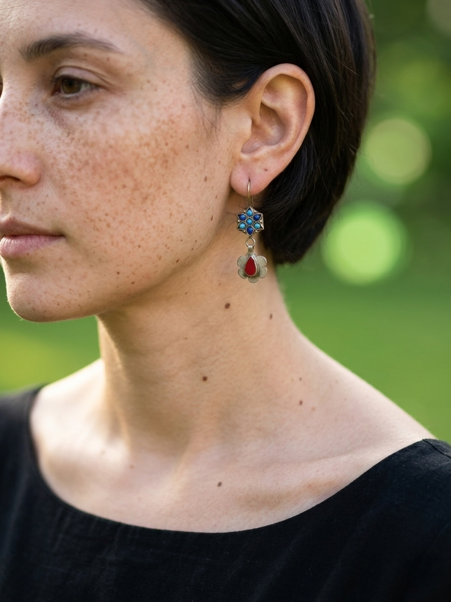 Madhur Afghan Earrings