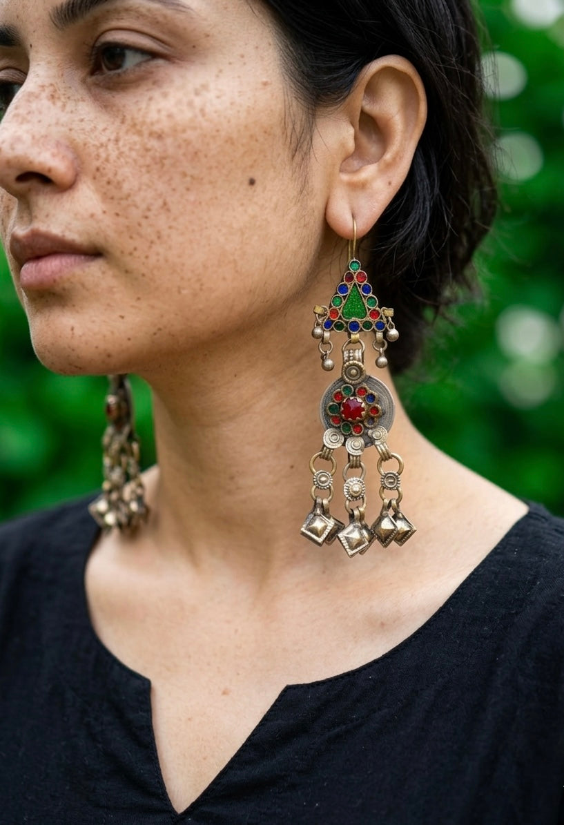 Aruna Afghan Vintage Earrings