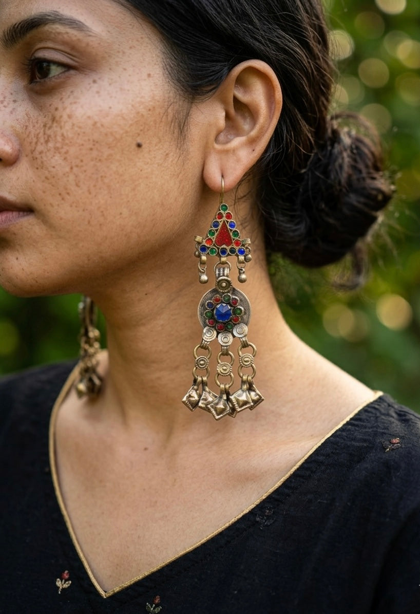 Aruna Afghan Vintage Earrings