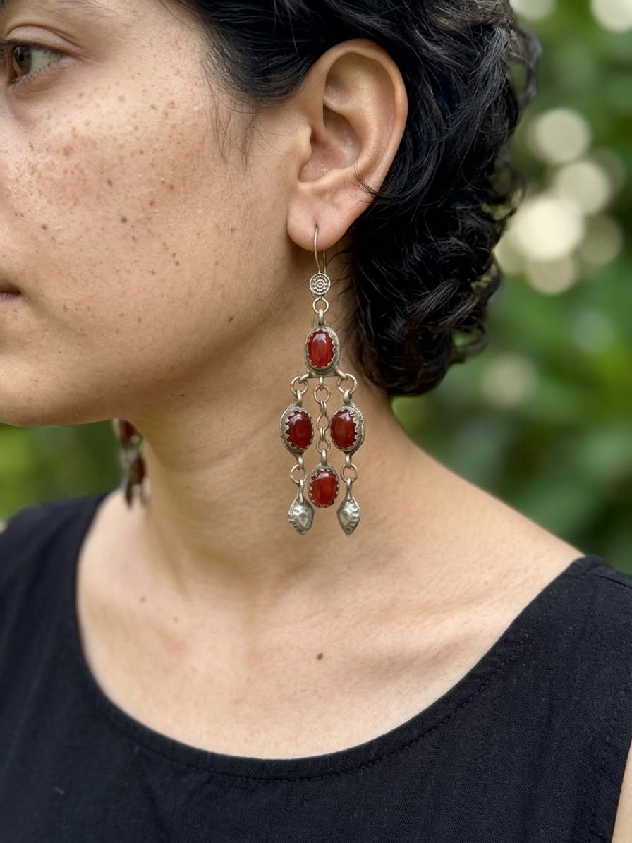 Manmohak Afghan Earrings