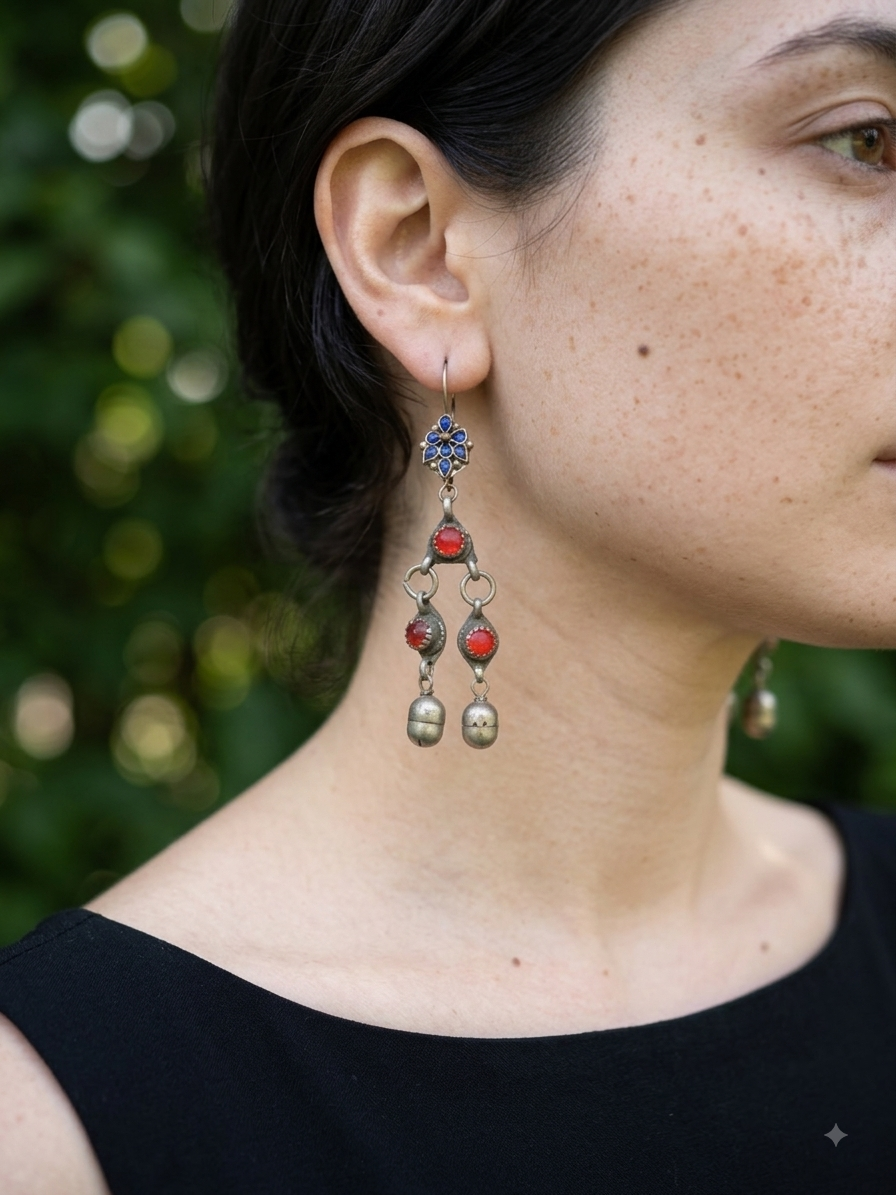 Genie Afghan Earrings