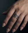 Rosa Zamak Ring