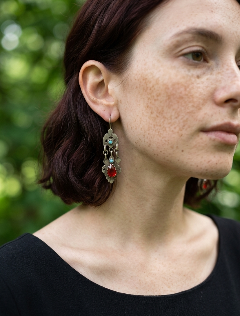 Basant Afghan Earrings
