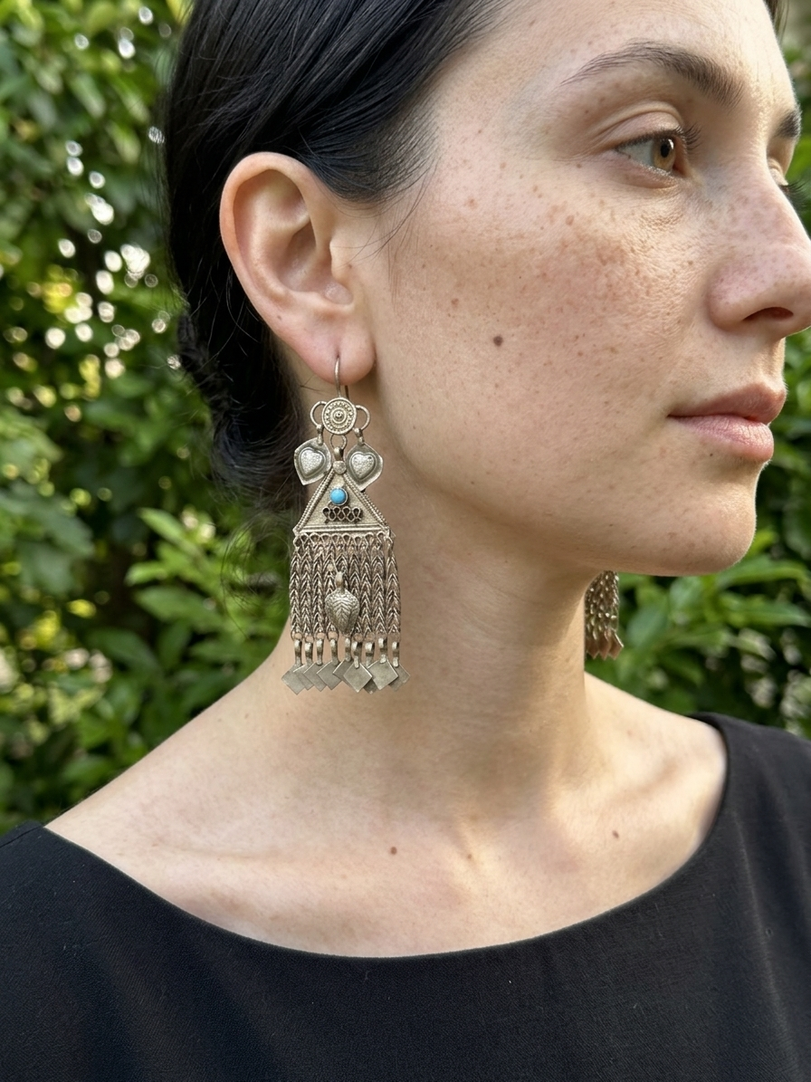 Kshitij Afghan Earrings