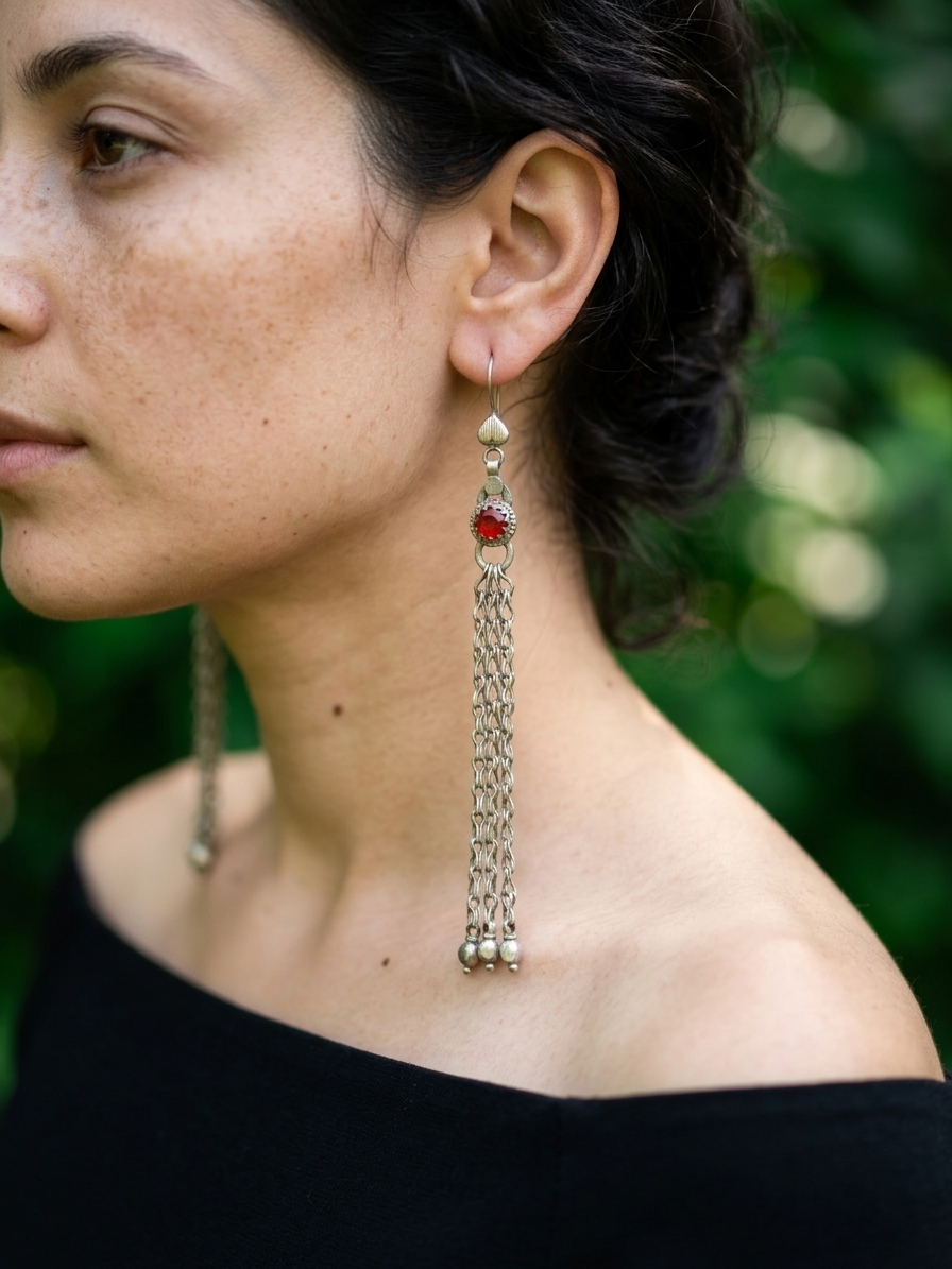 Pankh Afghan Earrings