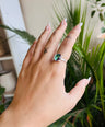 Mystic Quartz Gemstone Sterling Silver Ring