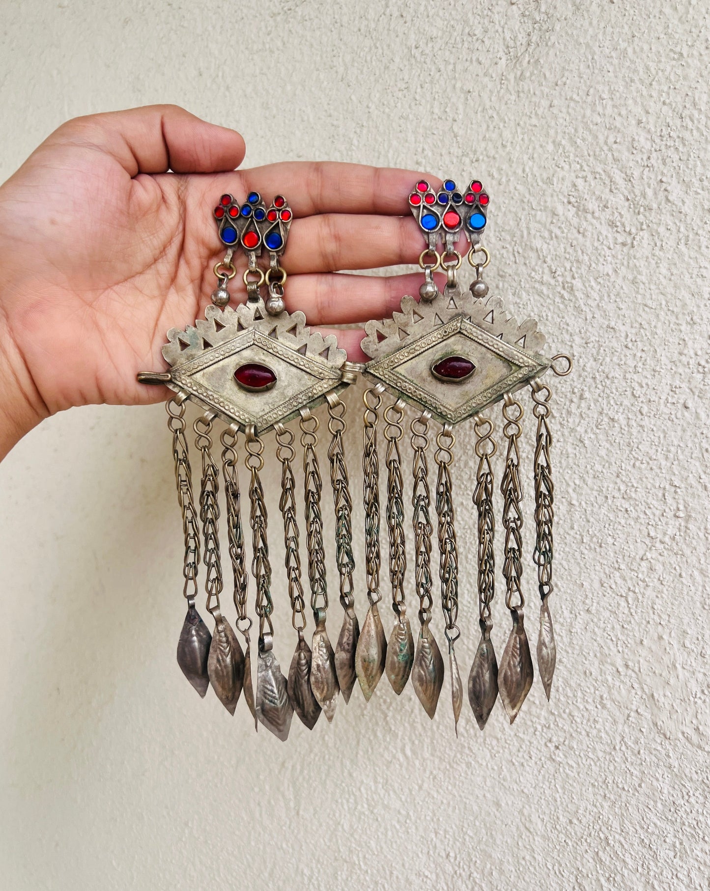 Stupa Afghan Earrings