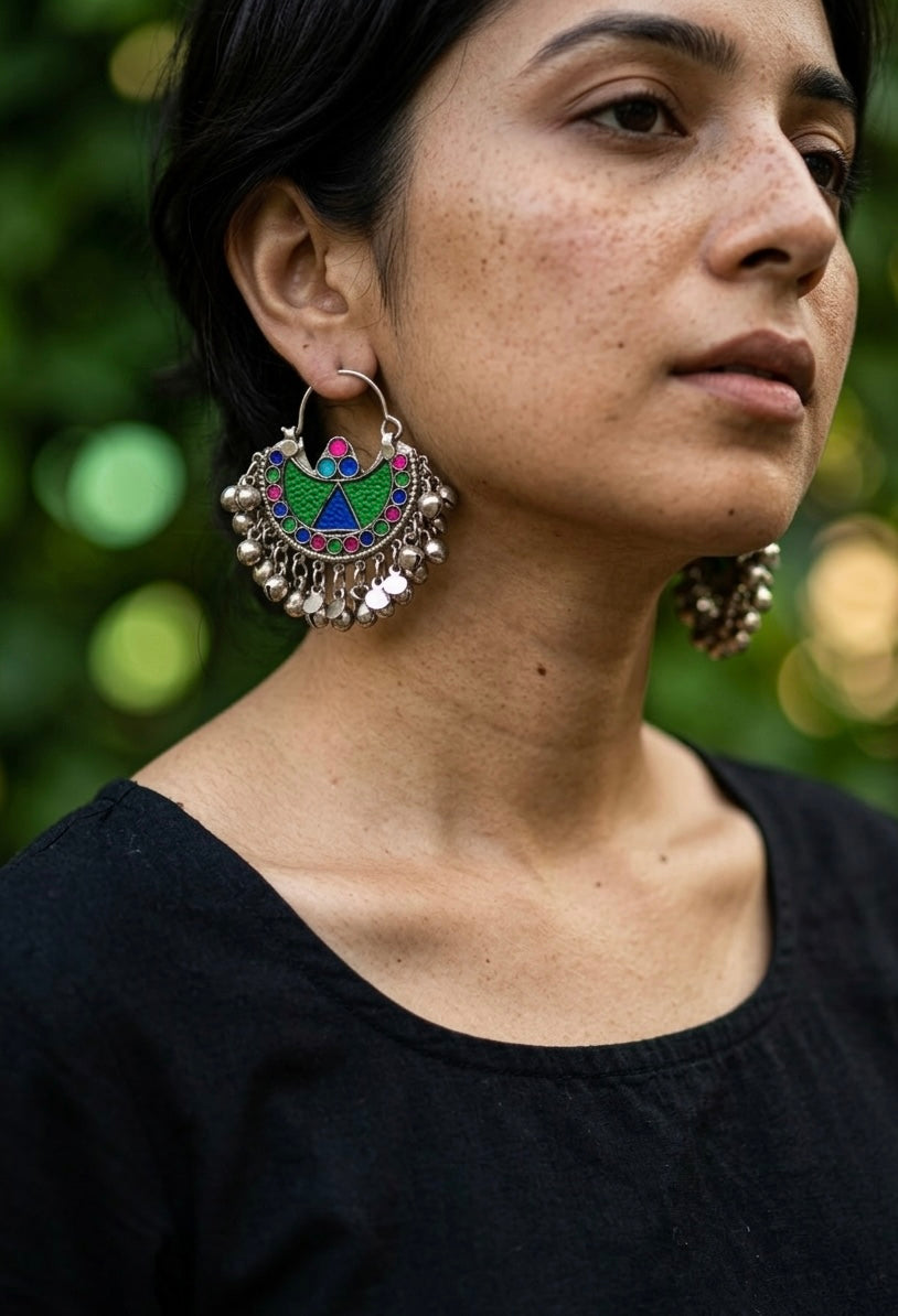 Jibi Afghan Earrings