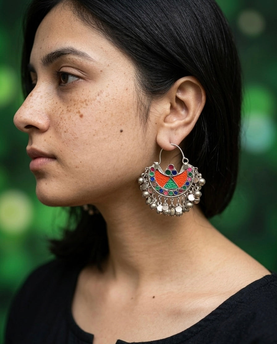 Jibi Afghan Earrings