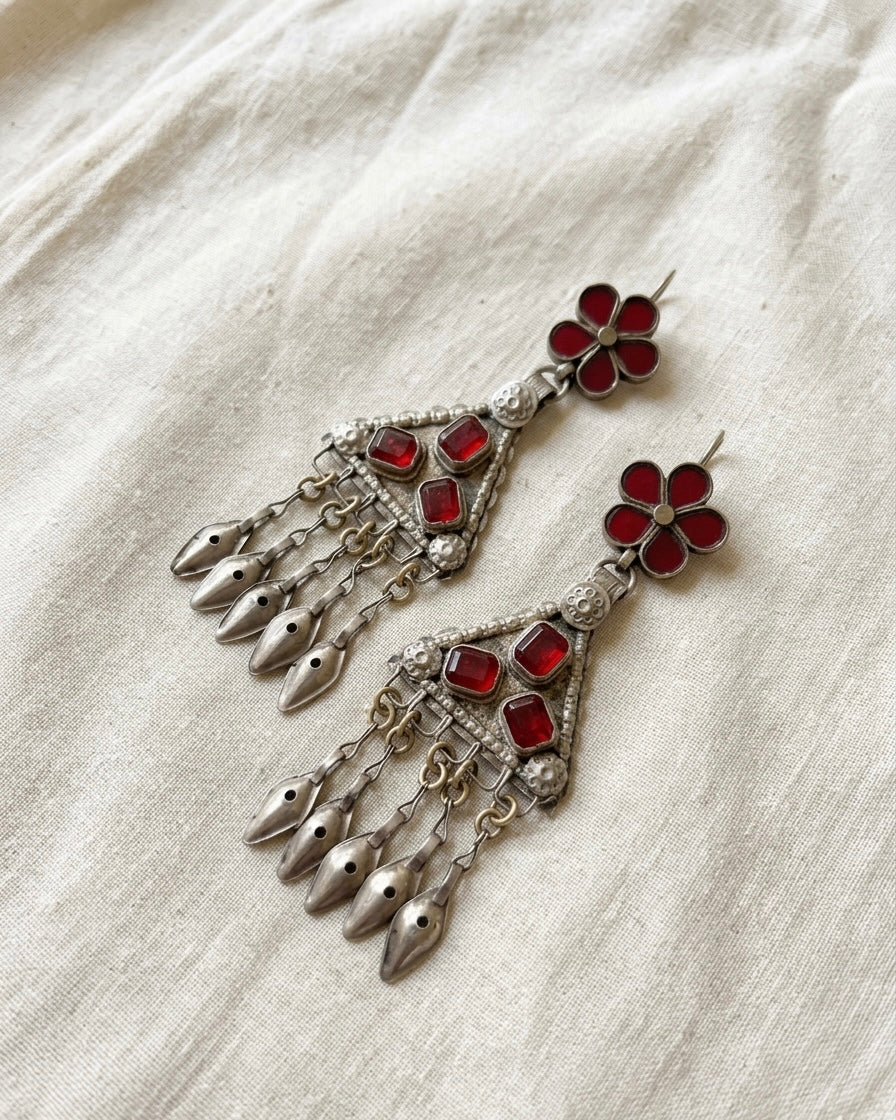 Zewar Afghan Earrings