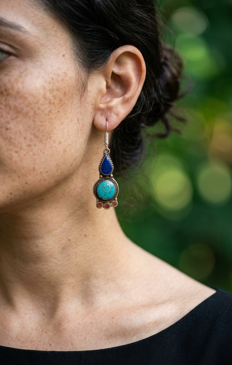 Niya Tibetian Earrings