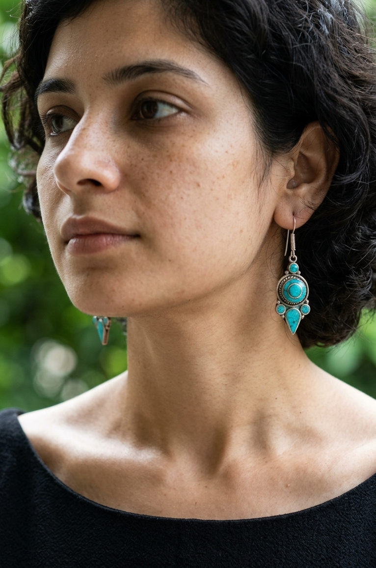 Tina Tibetian Earrings