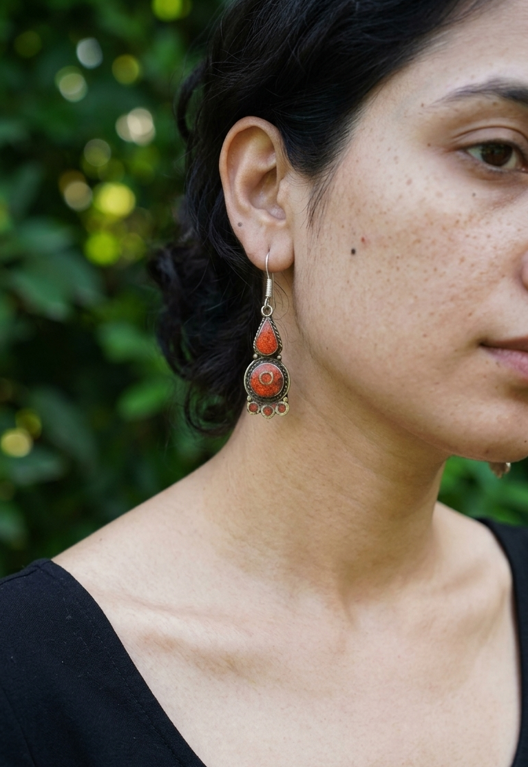 Karan Tibetian Earrings