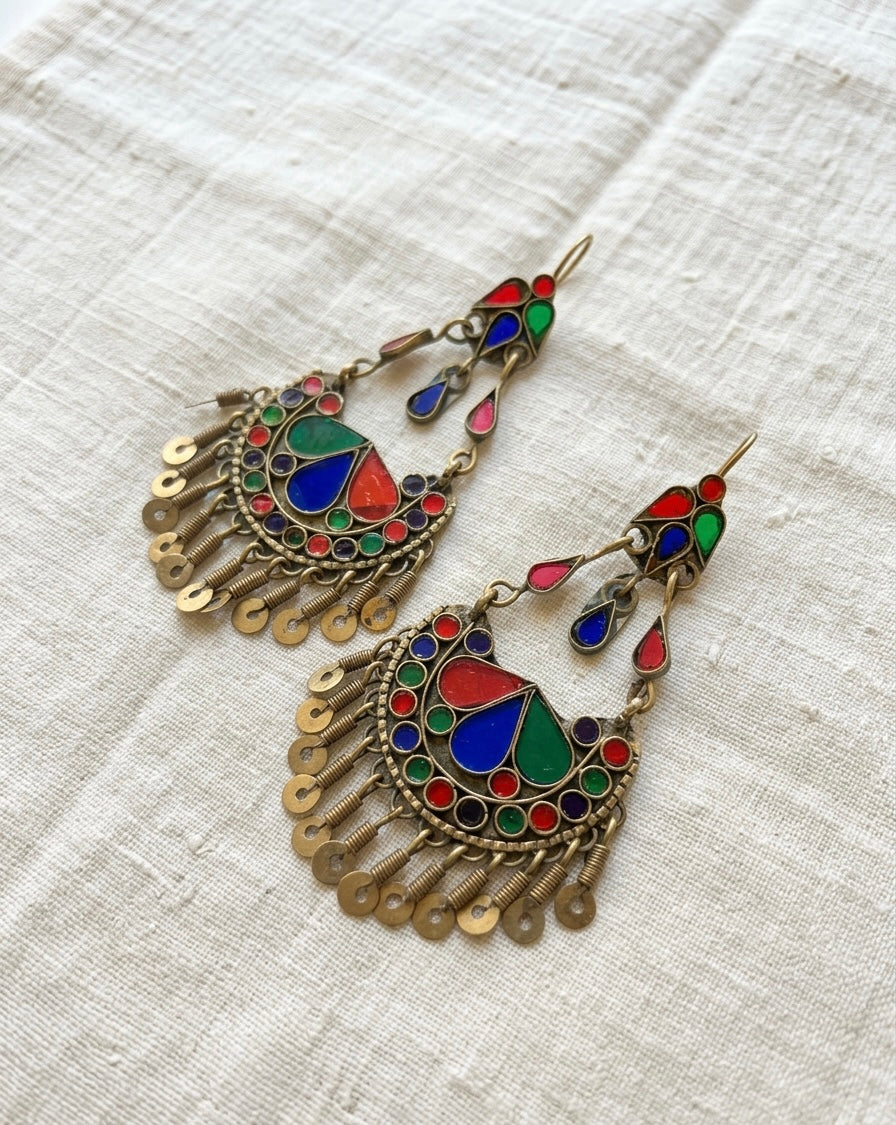 Mooda Afghan Earrings