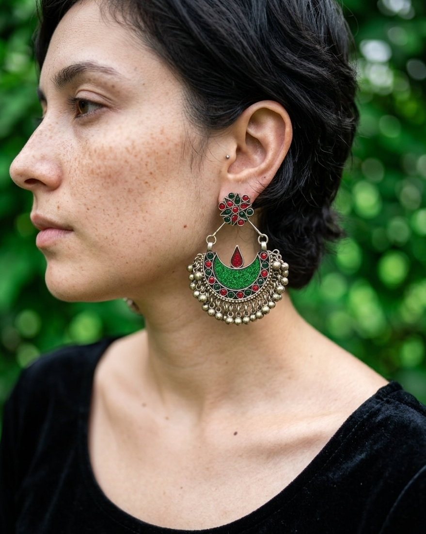 Rehnuma Afghan Earrings