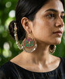 Naqshband Vintage Earrings with Earchain
