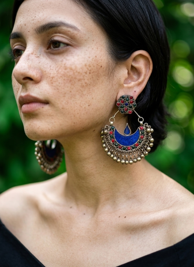 Yaaram Afghan Earrings
