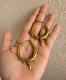 Patra Brass Earrings