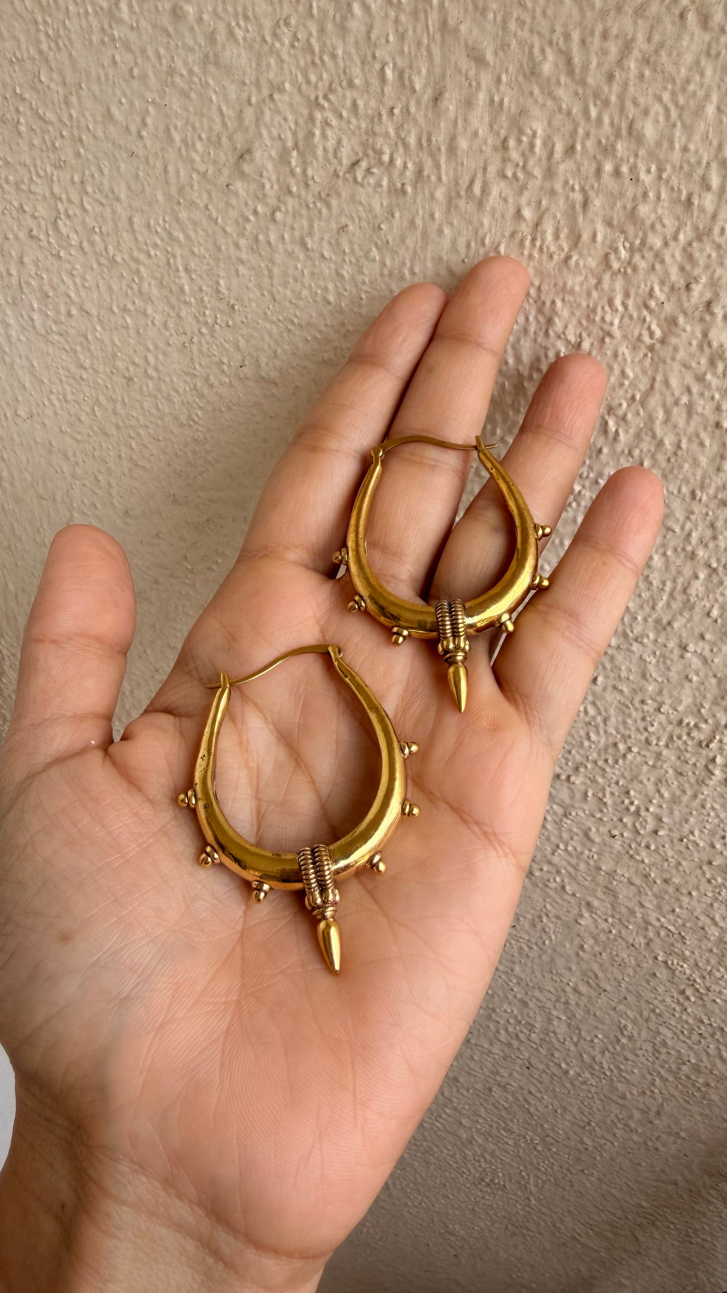 Patra Brass Earrings