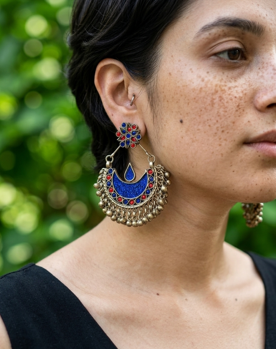 Jhulf Afghan Earrings