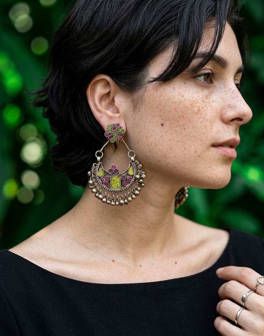 Giva Afghan Earrings