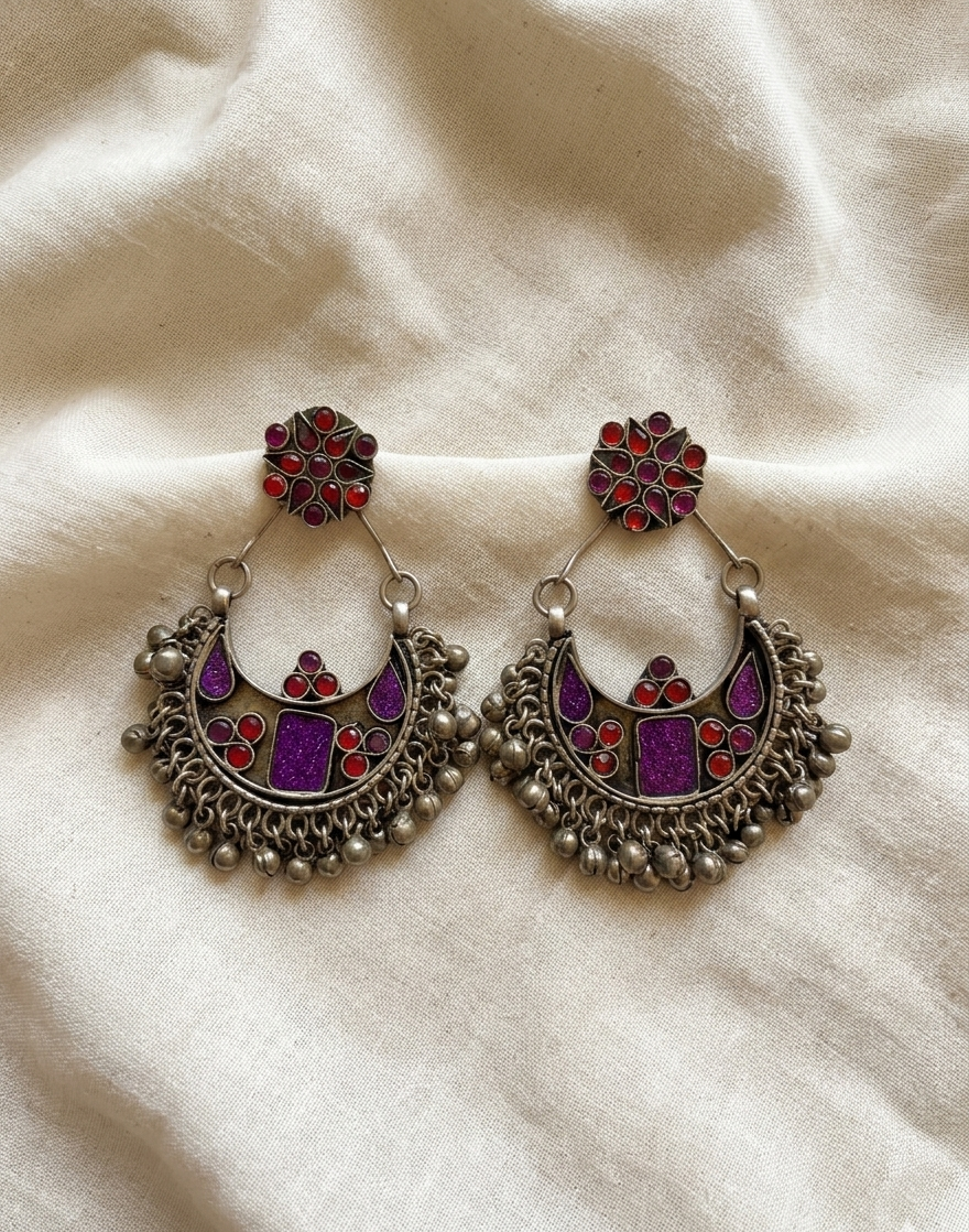 Sundar Afghan Earrings