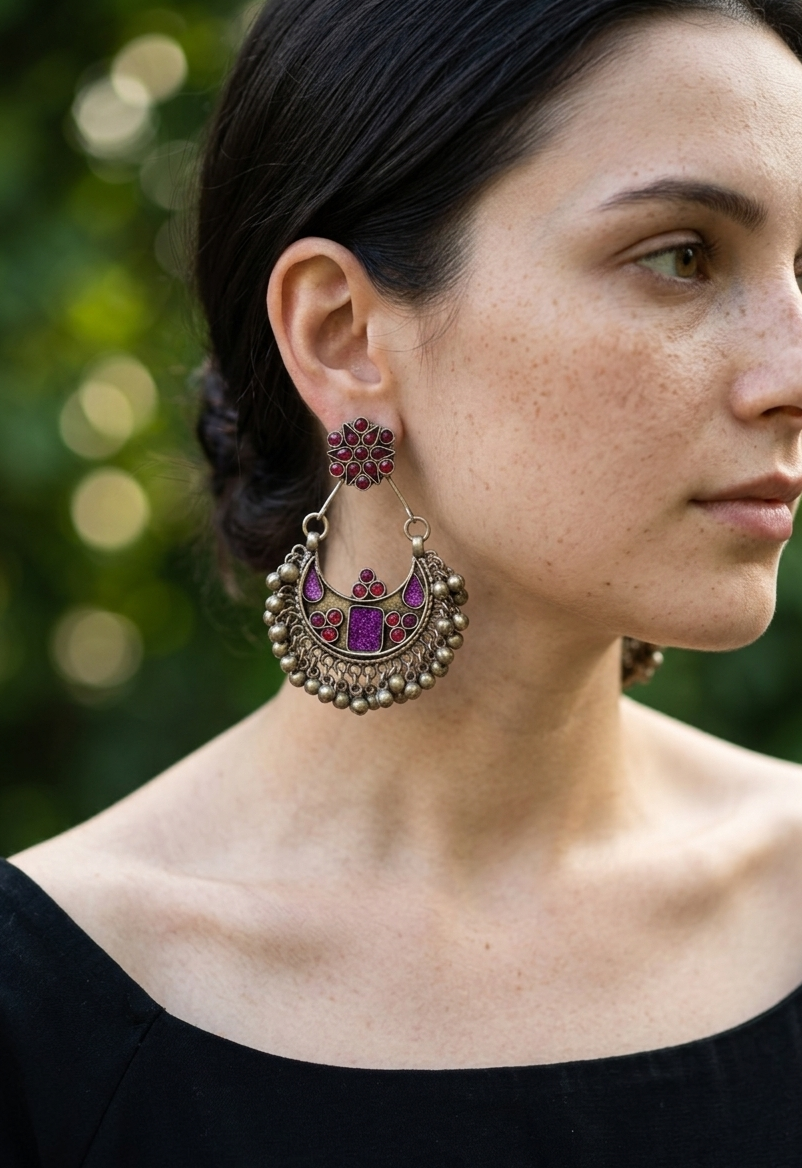 Sundar Afghan Earrings