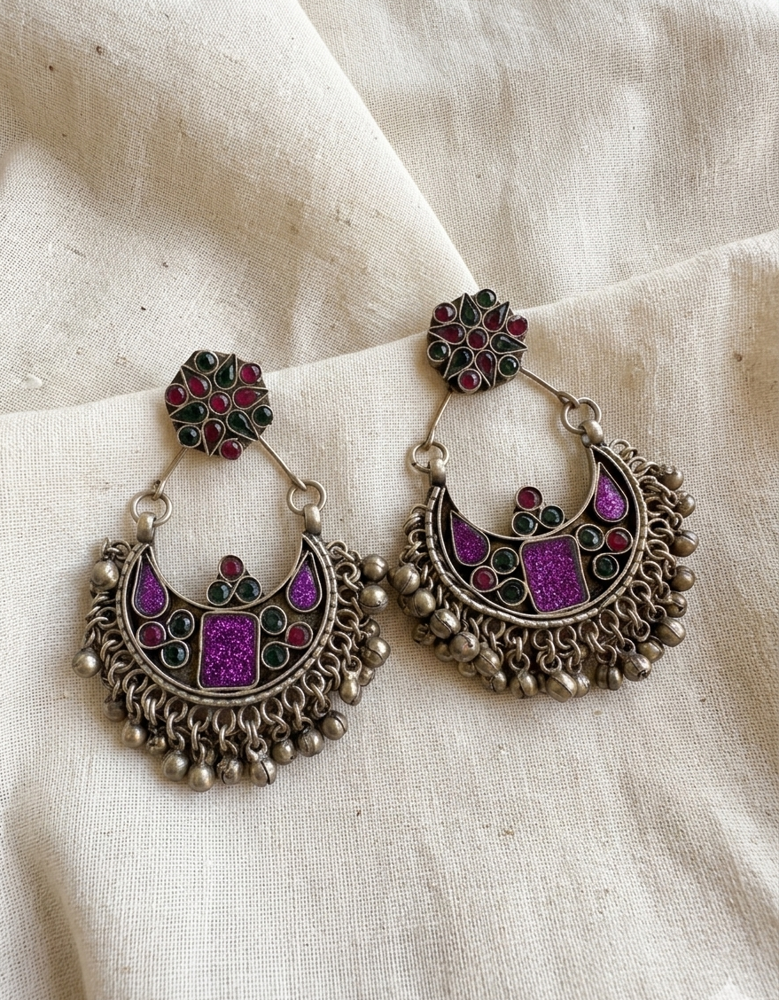 Moh Afghan Earrings